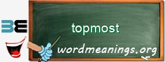 WordMeaning blackboard for topmost